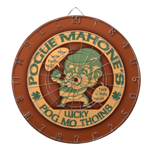 Pog Mo Boxer Dartbord (Voorkant)