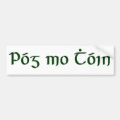 Póg mo Thóin Bumpersticker (Voorkant)