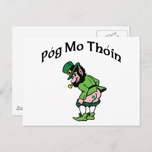 Pog Mo Thoin Gift Briefkaart (Voorkant / Achterkant)