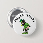 Pog Mo Thoin Gift Ronde Button 5,7 Cm (Voorkant /achterkant)