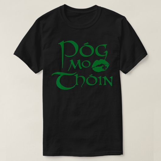 Pog Mo Thoin Grappig St Patricks Day Lucky Shamroc T-shirt (Design voorkant)