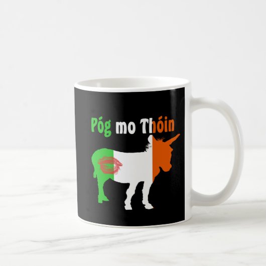 Pog Mo Thoin - Irish Humor Koffiemok (Rechts)
