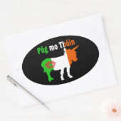 Pog Mo Thoin - Irish Humor Ovale Sticker (Envelop)