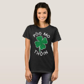 Pog Mo Thoin Lucky C St Patrick's Day Distress T-shirt (Voorkant volledig)