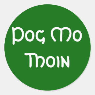 Pog Mo Thoin Ronde Sticker