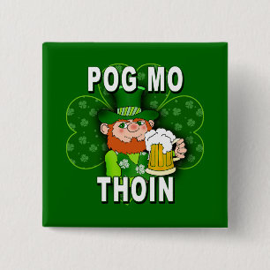 POG MO THOIN Tshirts en producten Vierkante Button 5,1 Cm