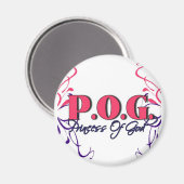POG-Prinses van God Magneet (Voorkant / Achterkant)