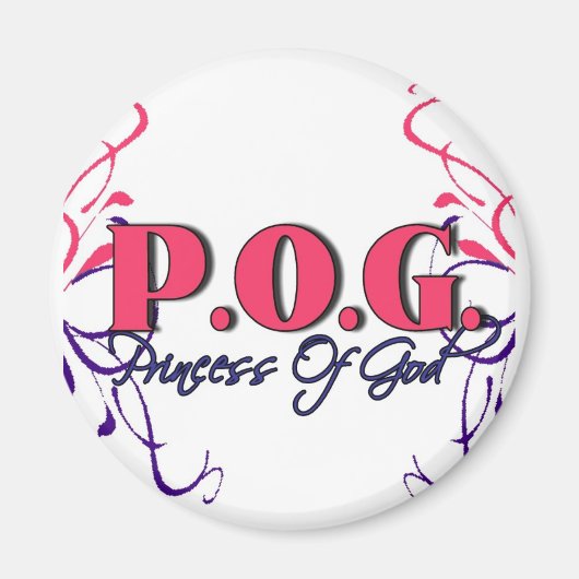 POG-Prinses van God Magneet (Voorkant)