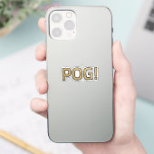 Pog! Tekst Sticker - Luca Kaneshiro Fan Art (Telefoon)