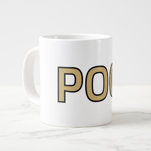 Pog! Text Mug - Luca Kaneshiro Fanart Grote Koffiekop (Links)