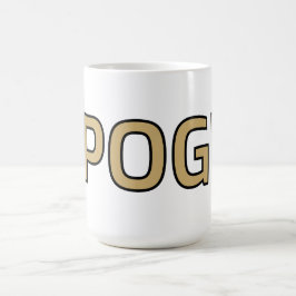 Pog! Text Mug - Luca Kaneshiro Fanart Koffiemok