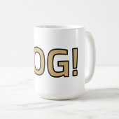 Pog! Text Mug - Luca Kaneshiro Fanart Koffiemok (Voorkant rechts)