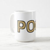 Pog! Text Mug - Luca Kaneshiro Fanart Koffiemok (Voorkant links)