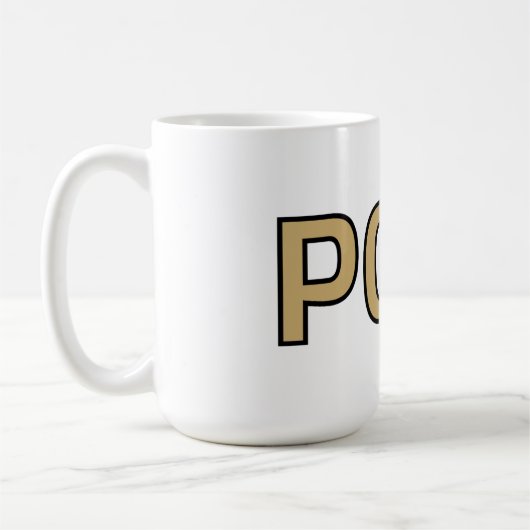 Pog! Text Mug - Luca Kaneshiro Fanart Koffiemok (Links)