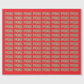 Pog! Text Wrapping Paper - Luca Kaneshiro Fan Art Cadeaupapier (Vlak)