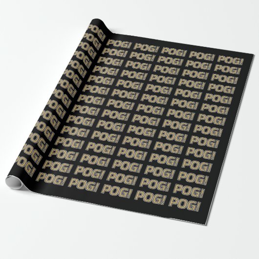 Pog! Text Wrapping Paper - Luca Kaneshiro Fan Art Cadeaupapier (Uitgerold)
