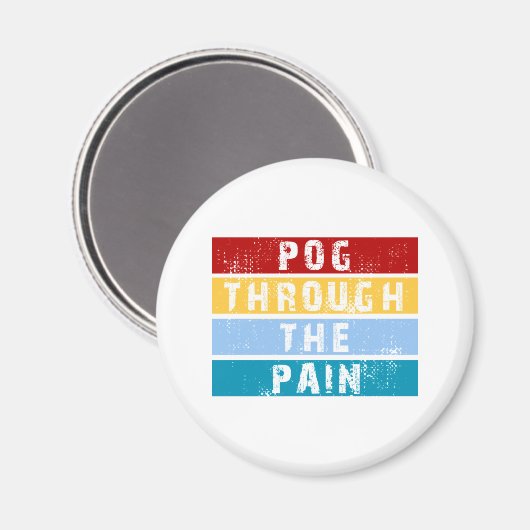 Pog Through Magneet (Voorkant / Achterkant)