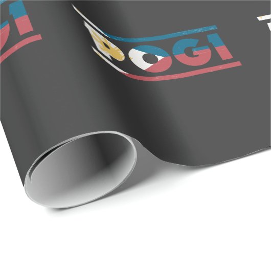 Pogi Funny Boy Proud Pinoy Filippijnse vlag Cadeaupapier (Rol Hoek)