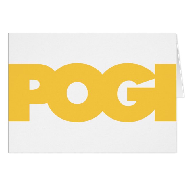 Pogi - Geel (Voorkant Horizontaal)