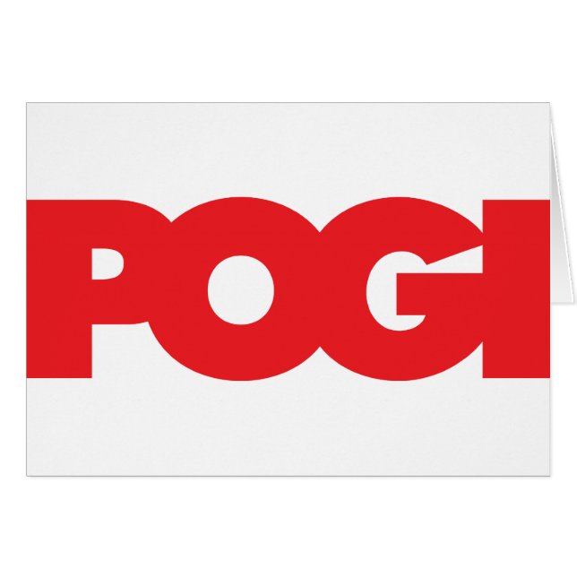 Pogi - Rood (Voorkant Horizontaal)