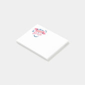 Poging, geluk, droomdoelen Motivatie Post-it® Notes (Schuin)