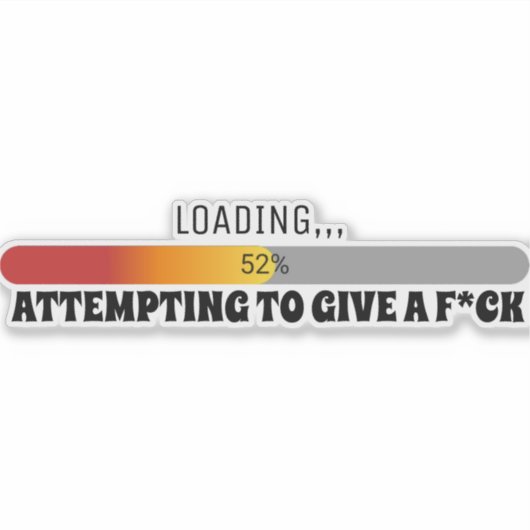 Poging om een Sticker te geven (Voorkant)