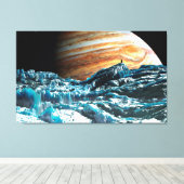 Poging om niet te landen canvas afdruk (Insitu (Houten vloer))