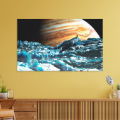 Poging om niet te landen canvas afdruk (Insitu (Woonkamer))