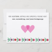 Poging tot decoratie in de Poolse Floral Kaart (Achterkant)