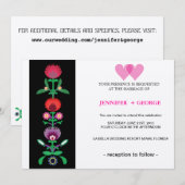 Poging tot decoratie in de Poolse Floral Kaart (Voorkant / Achterkant)