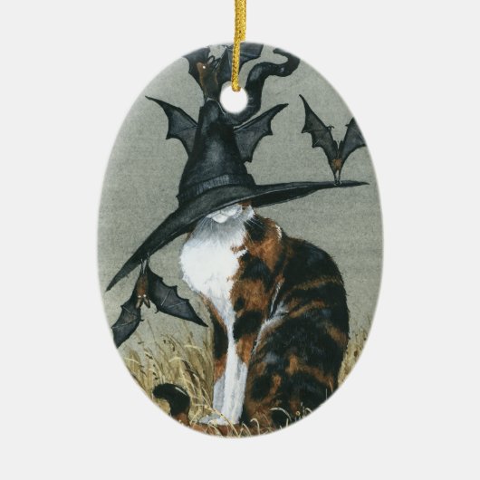 Poging tot inbraak keramisch ornament (Voorkant)