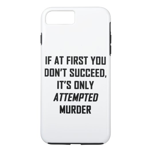 Poging tot moord Case-Mate iPhone case (Achterkant)