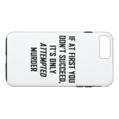 Poging tot moord Case-Mate iPhone case (Achterkant (Horizontaal))