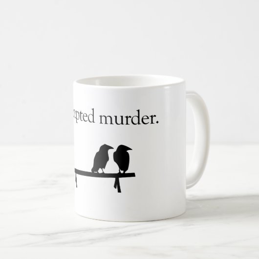 Poging tot moord koffiemok (Voorkant rechts)