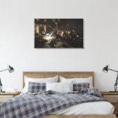 Poging tot moord op keizer Napoleon Canvas Afdruk (Insitu (Slaapkamer))