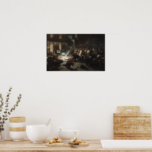 Poging tot moord op keizer Napoleon Poster (Keuken)