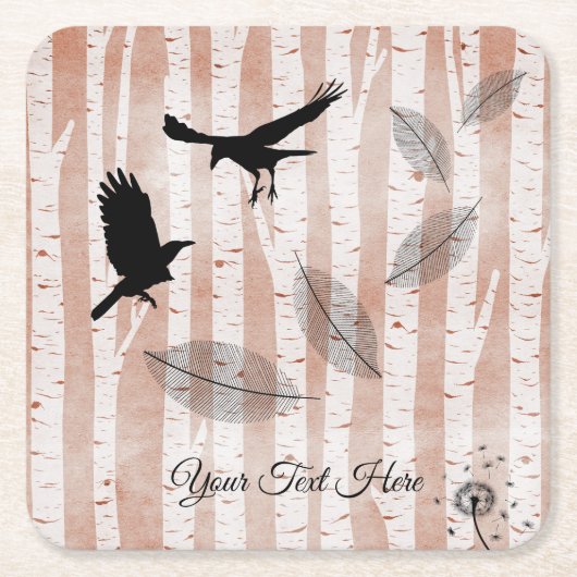 Poging tot moord op koeien in het Witte Vogelbos Kartonnen Onderzetters (Voorkant)