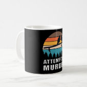 Poging tot moord op kraaivogel meme koffiemok (Voorkant links)