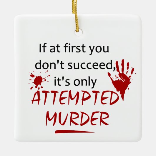 Poging tot moord op True Crime Ornament (Voorkant)
