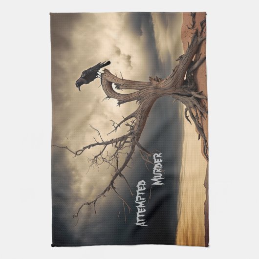 Poging tot moord theedoek (Verticaal)