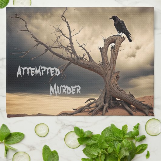 Poging tot moord theedoek (Gevouwen)