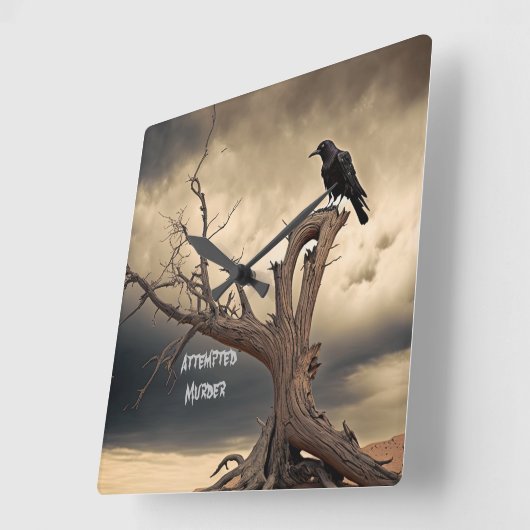 Poging tot moord vierkante klok (Hoek)