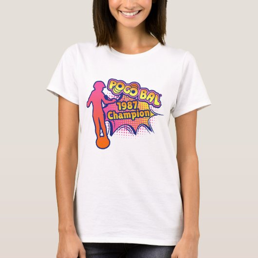 Pogo Bal '1987 Kampioen' T-shirt (Voorkant)
