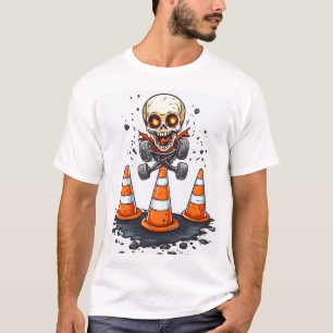Pogo Bones � Crazy Skelet in Beweging T-shirt