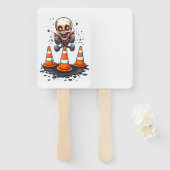 Pogo Bones � Gekke Skelet in Beweging Handwaaier (Voorkant en achterkant)