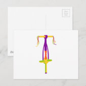 Pogo Stick Briefkaart (Voorkant / Achterkant)