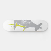 Pogo-Stick Kangaroo Skateboard Deck (Horizontaal)