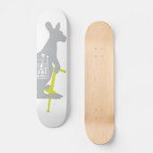 Pogo-Stick Kangaroo Skateboard Deck (Voorkant)