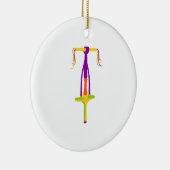Pogo Stick Keramisch Ornament (Rechts)