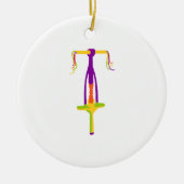 Pogo Stick Keramisch Ornament (Voorkant)